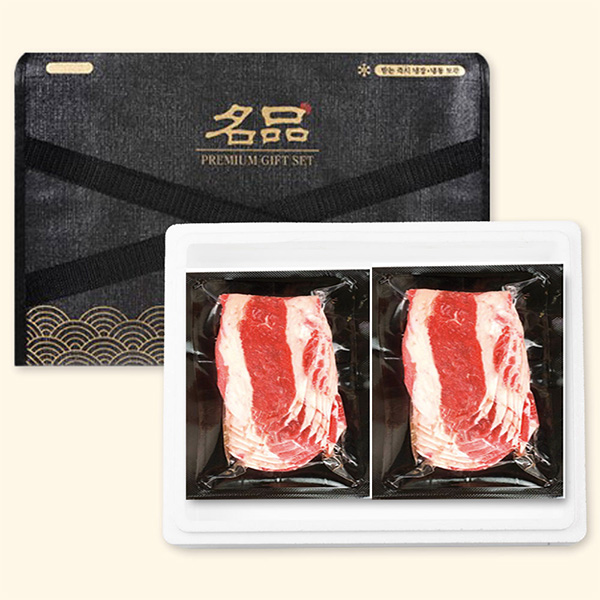 [주니푸트] 미국산 탑초이스등급 우삼겹 300g + 300g 선물세트